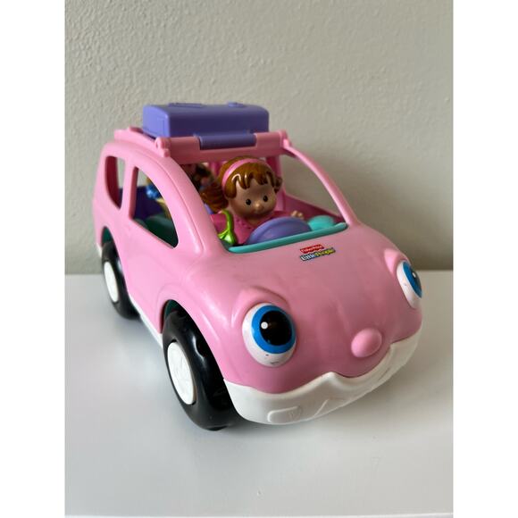 Fisher-Price Open & Close SUV with 2 Figures Mom Baby - Picture 1 of 4